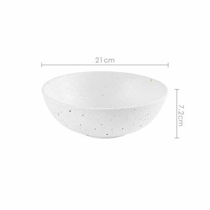 Porcelain Ceramic Bowl Dinner Plate Spoon Tableware