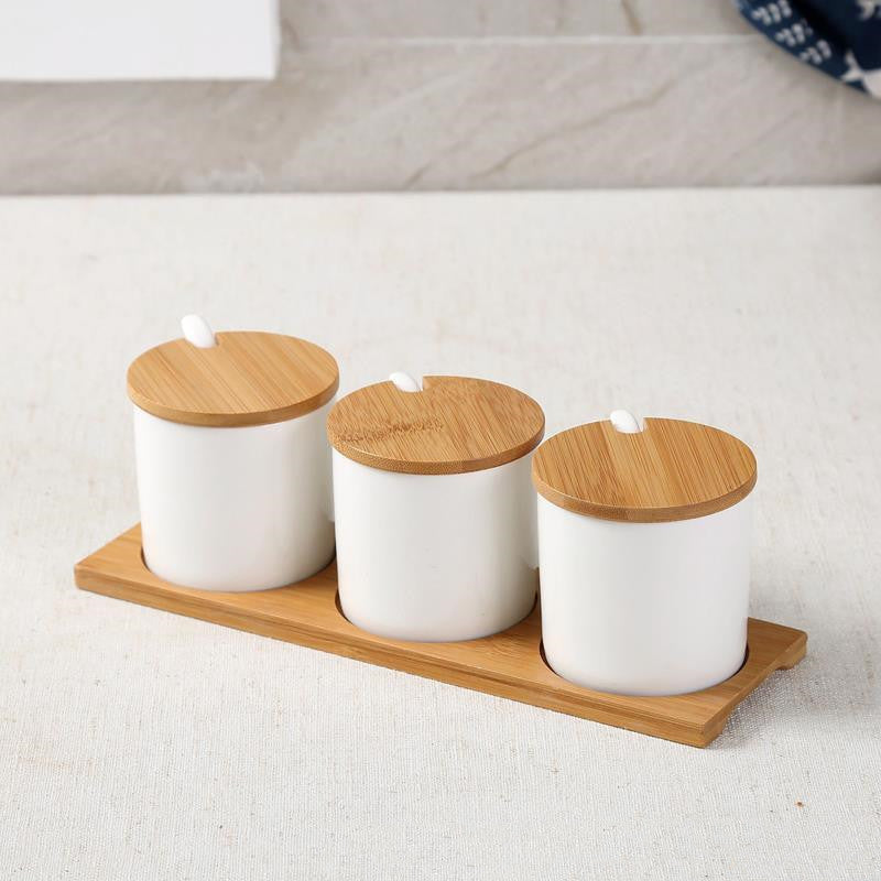 Seasoning Jar Seasoning Bottle Salt Monosodium Glutamate Seasoning Box Set Household