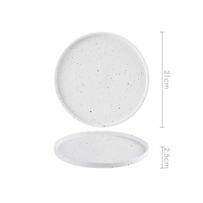 Porcelain Ceramic Bowl Dinner Plate Spoon Tableware